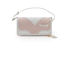 Christian Dior Vintage D'Trick Shoulder Bag Light Pink/White