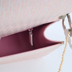 Christian Dior Vintage D'Trick Shoulder Bag Light Pink/White