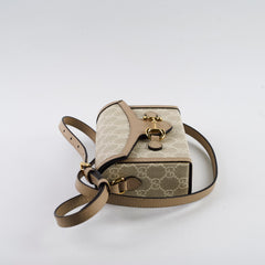 Gucci Horsebit 1955 Crossbody Bag Beige
