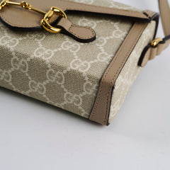 Gucci Horsebit 1955 Crossbody Bag Beige