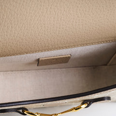Gucci Horsebit 1955 Crossbody Bag Beige