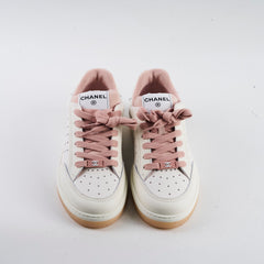 Chanel Sneakers White/Pink Women Size 38