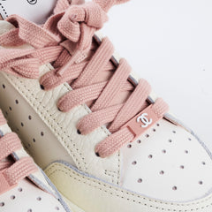 Chanel Sneakers White/Pink Women Size 38