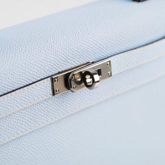 Hermes Kelly 25 Epsom Sellier Blue Brume Y Stamp
