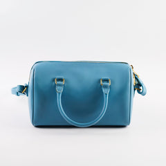 Saint Laurent Boston Crossbody Bag Blue