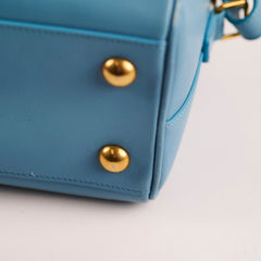 Saint Laurent Boston Crossbody Bag Blue