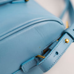 Saint Laurent Boston Crossbody Bag Blue