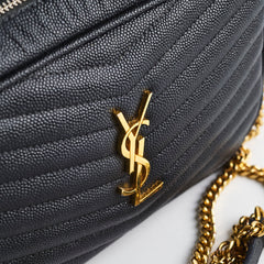 Saint Laurent Lou Mini Camera Bag Black