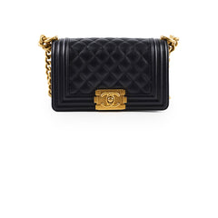 Chanel Small Boy Black Microchip