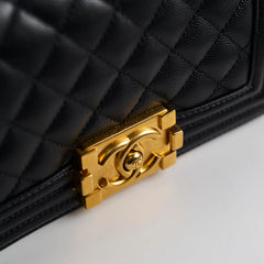 Chanel Small Boy Black Microchip