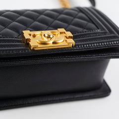 Chanel Small Boy Black Microchip