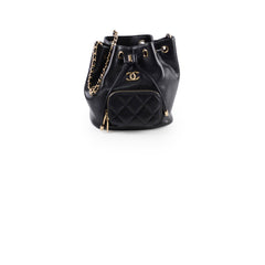 Chanel 25B Business Affinity Bucket Bag Black GHW