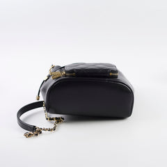 Chanel 25B Business Affinity Bucket Bag Black GHW