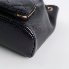 Chanel 25B Business Affinity Bucket Bag Black GHW