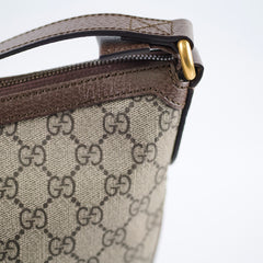 Gucci Ophidia Half-Moon Hobo Bag Brown