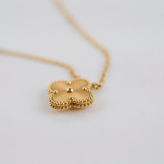 Van Cleef & Arpels Vintage Alhambra Guilloche Necklace 2023