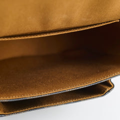 Celine Triomphe Medium Folco Crossbody Bag Tan