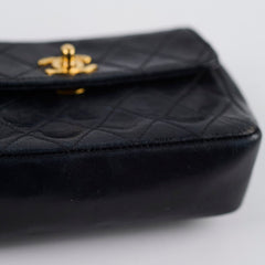 Chanel Mini Flap Crossbody Bag Black