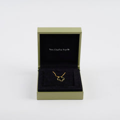 Van Cleef & Arpels Vintage Onyx Alhambra Necklace