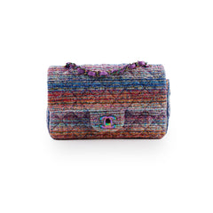 Chanel Mini Rectangular Tweed Multicolor/Purple