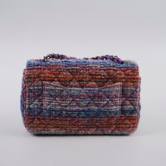 Chanel Mini Rectangular Tweed Multicolor/Purple