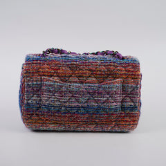 Chanel Mini Rectangular Tweed Multicolor/Purple