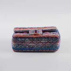 Chanel Mini Rectangular Tweed Multicolor/Purple