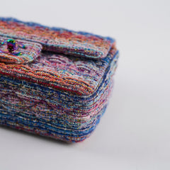 Chanel Mini Rectangular Tweed Multicolor/Purple