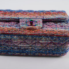 Chanel Mini Rectangular Tweed Multicolor/Purple