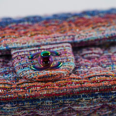 Chanel Mini Rectangular Tweed Multicolor/Purple