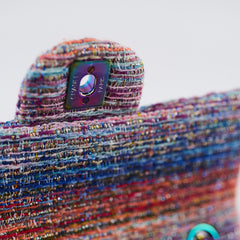 Chanel Mini Rectangular Tweed Multicolor/Purple