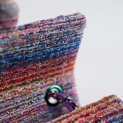 Chanel Mini Rectangular Tweed Multicolor/Purple