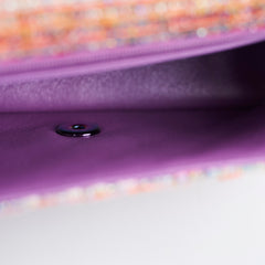 Chanel Mini Rectangular Tweed Multicolor/Purple