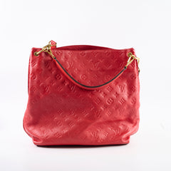 Louis Vuitton Metis Hobo Empreinte Leather Red