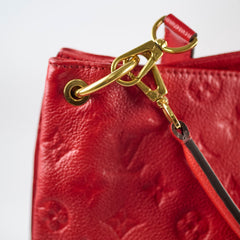 Louis Vuitton Metis Hobo Empreinte Leather Red