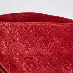 Louis Vuitton Metis Hobo Empreinte Leather Red
