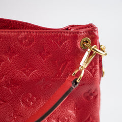 Louis Vuitton Metis Hobo Empreinte Leather Red