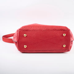 Louis Vuitton Metis Hobo Empreinte Leather Red