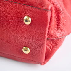 Louis Vuitton Metis Hobo Empreinte Leather Red