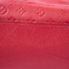 Louis Vuitton Metis Hobo Empreinte Leather Red