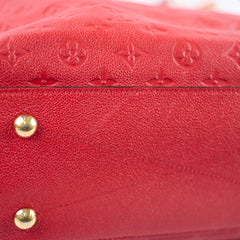 Louis Vuitton Metis Hobo Empreinte Leather Red