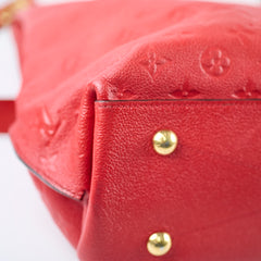 Louis Vuitton Metis Hobo Empreinte Leather Red