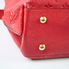 Louis Vuitton Metis Hobo Empreinte Leather Red