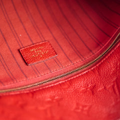 Louis Vuitton Metis Hobo Empreinte Leather Red