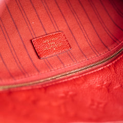 Louis Vuitton Metis Hobo Empreinte Leather Red