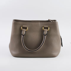Prada Vitello Daino Shopping Tote Grey