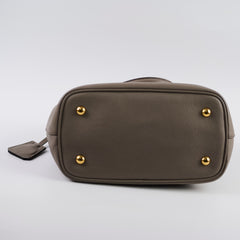 Prada Vitello Daino Shopping Tote Grey