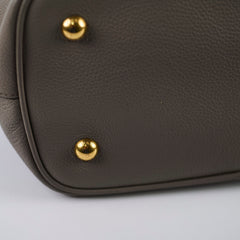 Prada Vitello Daino Shopping Tote Grey