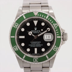 Rolex Green Submariner Date 40mm Watch16610LV