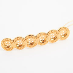 Chanel Hair Clip Buttons Gold (Costume Jewellery)